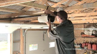 How To Install A Garage Door Opener [upl. by Ycnuahc]