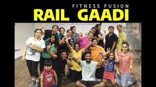 Rail Gaddi Song Dance Fitness  Saddi Rail Gaddi Aayi  Bollywood Workout  FITNESS DANCE With RAHUL [upl. by Rozelle350]