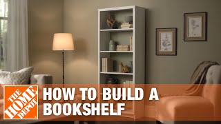 DIY Bookshelf – Simple Wood Projects  The Home Depot [upl. by Varrian]