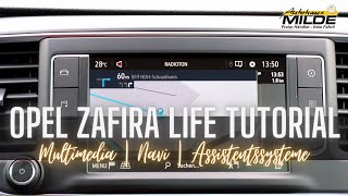 Opel Zafira Life  Assistenssysteme  Navigation  Handy verbinden  Multimediasystem  dcptut [upl. by Alleul481]