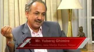 POWER TALKS 13 Nepals political deadlock Mr Yubaraj Ghimire 18th May 2009 [upl. by Ecnerewal]