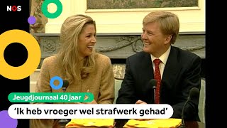 Zeldzaam Jeugdjournaalinterview met WillemAlexander en Máxima uit 2002 [upl. by Irah]