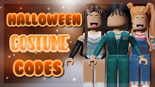 aesthetic halloween costumes for bloxburg adopt me and rhs WITH CODES PART TWO  roblox ♡ [upl. by Aisercal868]