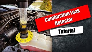 Combustion Leak Detector Demo [upl. by Moran]