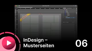 Abizeitung  Abibuch InDesign Tutorial quotMusterseitenquot  Teil 06 [upl. by Akemyt]