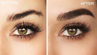 How to get Perfect Eyebrows  EASY EYEBROW TUTORIAL  Eman [upl. by Farlay]