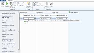 Microsoft Dynamics AX 2012 General Ledger  Account Structure Overview [upl. by Perrins]