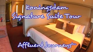 Koningsdam Signature Suite Tour [upl. by Gwendolin]