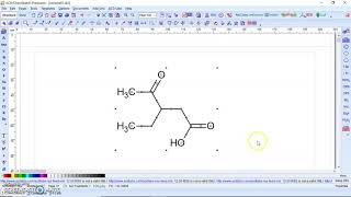 Draw chemical structure using Chemsketch by Acdlabscom [upl. by Aimekahs923]