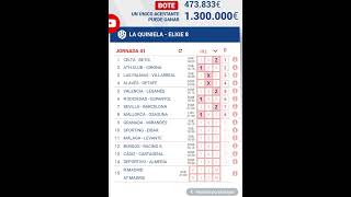 La Quiniela Jornada 41 [upl. by Palocz]