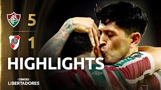 FLUMINENSE vs RIVER PLATE  HIGHLIGHTS  CONMEBOL LIBERTADORES 2023 [upl. by Pickar]