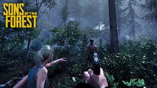 Sons Of The Forest Gameplay Trailer 4K The Forest 2 [upl. by Slosberg]