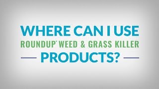 Using Roundup Weed amp Grass Killer Products Properly  Where Can I Use [upl. by Carmella]