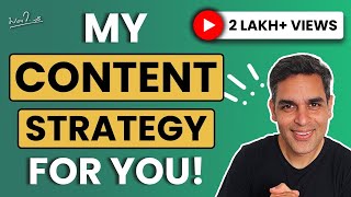 My content creation strategy  How I make 60 posts in 1 week  Ankur Warikoo Hindi [upl. by Yesrod]