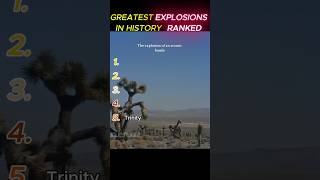 Greatest Explosions in History Ranked [upl. by Aznarepse]