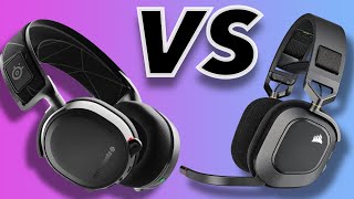 Corsair HS80 VS SteelSeries Arctis 7 [upl. by Bonilla]