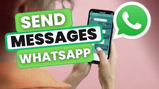 How to Send Messages on WhatsApp Android [upl. by Ellenwahs975]