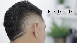 HAIRCUT TUTORIAL BURST FADE MOHAWK [upl. by Flip]