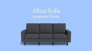 EN Altus Sofa  Assembly Guide [upl. by Coray]