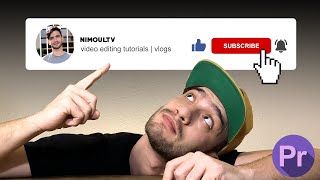 How To Make Animated Subscribe Button For YouTube Channel  Adobe Premiere Pro Tutorial  Downloads [upl. by Leuqim730]