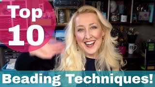 Top 10 Techniques for Beaded Jewelry [upl. by Freed]