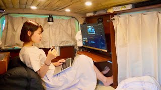 ［必見］これが車中泊の現実。リアルすぎるお金事情  NV200 [upl. by Ennoitna]