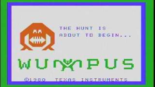 Hunt the Wumpus TI994A gameplay footage [upl. by Lokin]