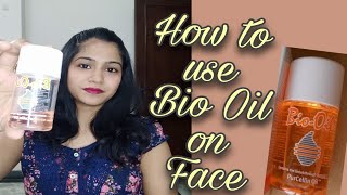 How to use Bio Oil on FaceBenefitsBio Oil for Glowing SkinMakeup by Nidhi [upl. by Mcgaw]