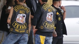 Texas biker gangs threaten police with retaliation [upl. by Mloclam]