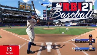 RBI Baseball 21 Nintendo switch gameplay [upl. by Jacenta]