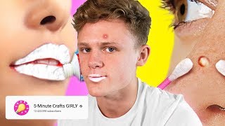 I Tried 5Minute Crafts GIRLY [upl. by Inaboy562]