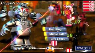 FNAF World  How To Kill Chippers Revenge Easier [upl. by Eenaj]