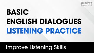 Basic English Dialogues Listening Practice [upl. by Pamela]