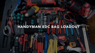 HANDYMAN TOOL BAG EDC  Milwaukee Packout 10quot Tote Loadout [upl. by Candis]