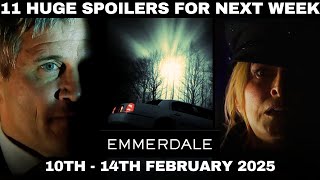 11 Emmerdale Spoilers for Next Week  February 10 to 14 2025 [upl. by Durno]