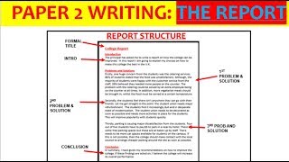 REPORTS  Paper 2 writing exam EDUQAS GCSE English Language [upl. by Onailil782]