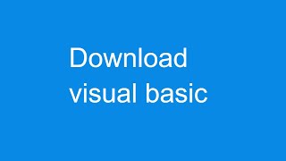 How to download visual basic 60 In windows 108817  how to download visual basic 60 full1 [upl. by Salvador526]