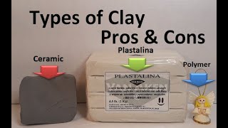 Types of Clay  Pros and Cons ceramic plastalina polymer [upl. by Ko]