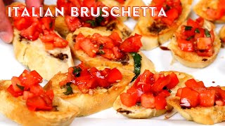 The Easiest Italian Bruschetta Recipe  Italian Bruschetta [upl. by Syck]