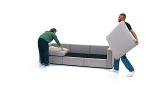 EN Ciello Sofa  Assembly Guide [upl. by Alilad]