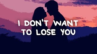 Luca Fogale  I Dont Want to Lose You Lyrics [upl. by Trammel]