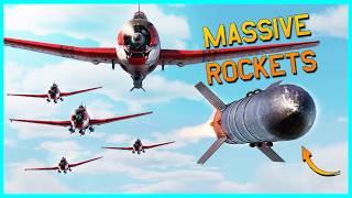 THE LARGEST ROCKETS IN WAR THUNDER ARE INSANE  F6F Tiny Tims [upl. by James]