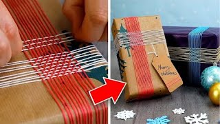 11 Creative Christmas Gift Wrapping Ideas [upl. by Htebazle]