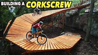 I Built a Huge Corkscrew at the Next 1 Downhill Bike Park in the US [upl. by Fesuy]