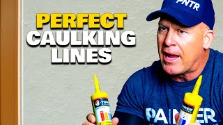 PERFECT lines with caulking and tape [upl. by Ahsinoj]