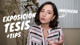 TIPS para LA TESIS Exposición  Tutorial [upl. by Elbys646]