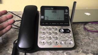 ATampT 84100 DECT 60 CordedCordless Phone Review [upl. by Aisset901]