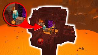 Starting a CUSTOM Minecraft NETHER FORTRESS [upl. by Enirehtahc]