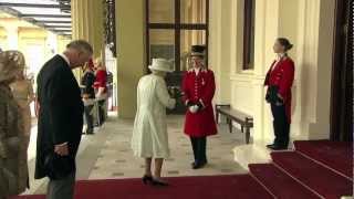 Royal Procession to Buckingham Palace  Diamond Jubilee [upl. by Eob]