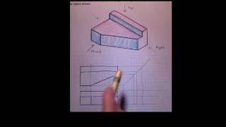 Beginning Orthographic Projection [upl. by Sucam391]